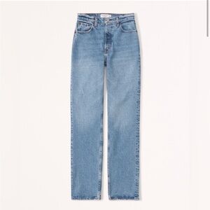 Abercrombie & Fitch The 90s Straight Ultra High Rise Curve Love Jeans 28 6
